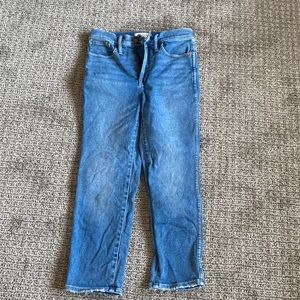 Madwell Stovepipe jeans size 26P